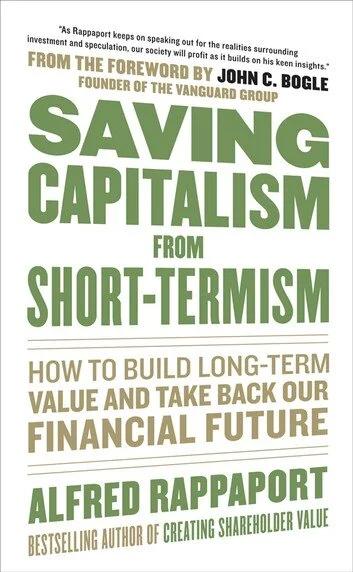 Saving Capitalism from Short-Termism book cover